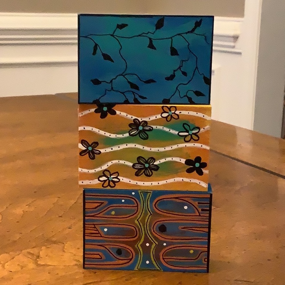 Art-0-Mat Love From Judy Isaksen wood art blocks